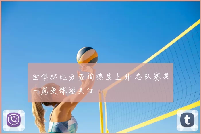 世俱杯比分查询热度上升 各队赛果一览受球迷关注
