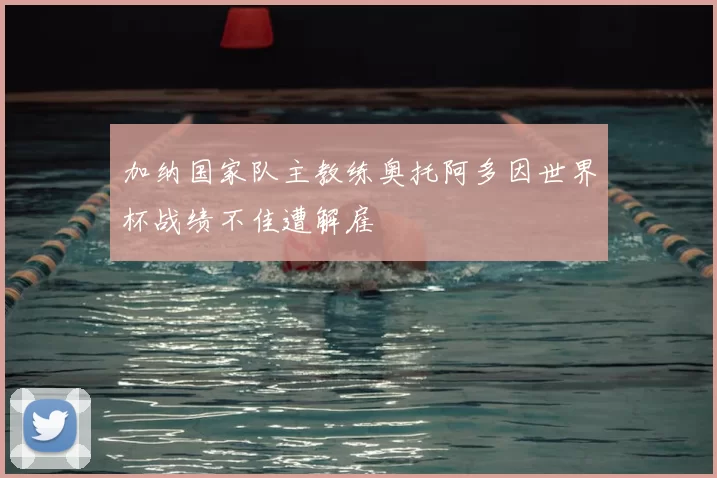 加纳国家队主教练奥托阿多因世界杯战绩不佳遭解雇